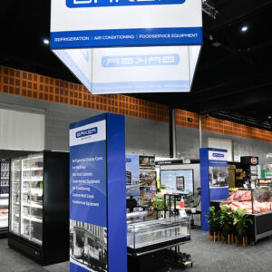 Baker Refrigeration EXPO Stand - side view