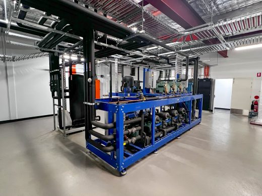 Epta Eco Large in a plant room at Drakes Supermarket